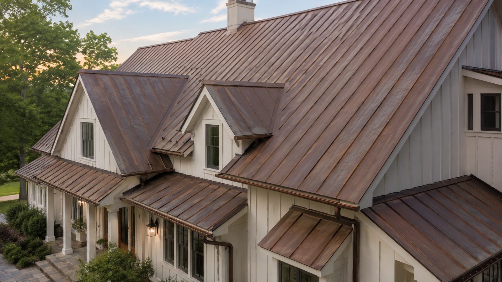 Commercial standing seam metal roof in Miami-Dade