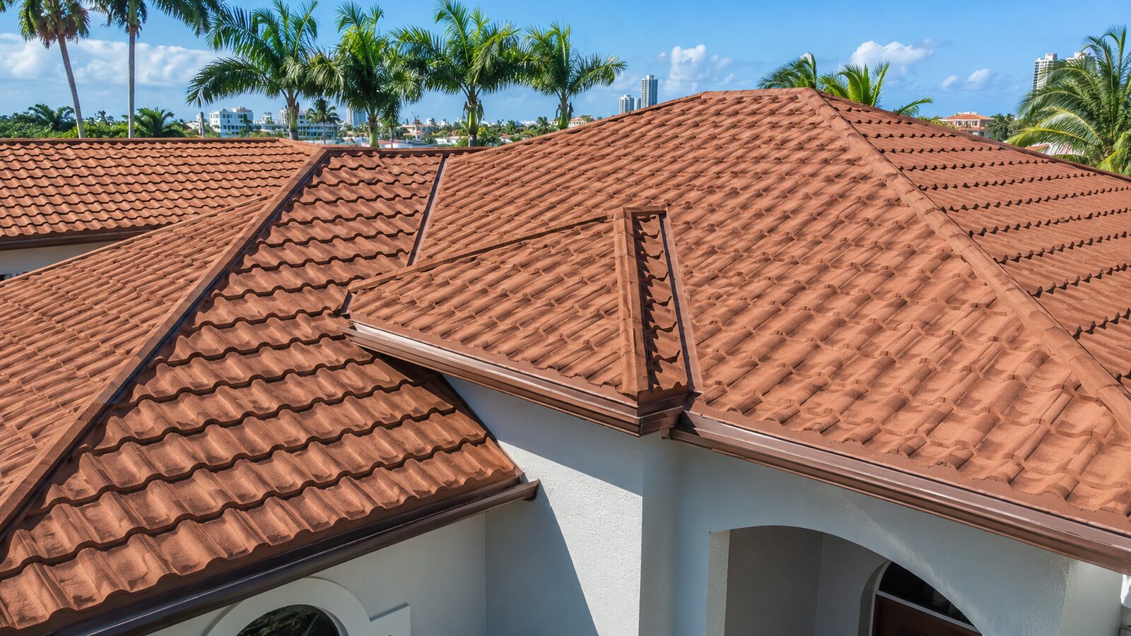 Tile-to-metal roof conversion in Miami, FL